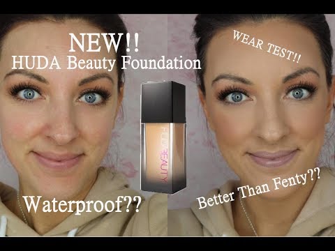 NEW Huda beauty faux filter foundation review and wear test