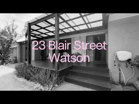 23 Blair Street, Watson, ACT 2602, 4 ਕਮਰੇ, 3 ਬਾਥਰੂਮ, House