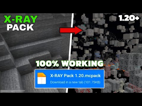 Insane X-Ray Pack for MCPE 1.20.71+!! 😱☠️