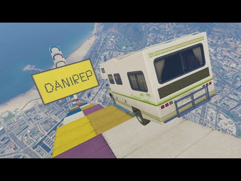 MI MEGA RAMPA IMPOSIBLE! DANIREP TE AMO!! - GTA V ONLINE