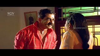 Avinash Threats Wife and Have First Night | Ravichandran | Pandu Ranga Vittala Movie Comedy Scene
