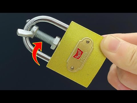 Little-known secret: every lock has an emergency unlock feature when you lose your key