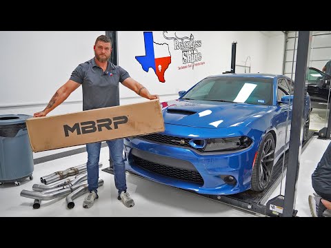 SUPER LOUD MBRP Exhaust System Upgrade On A 2021 Dodge Charger Scat Pack!
