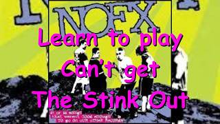 NOFX- Learn to play Can't Get The Stink Out with McNulty 