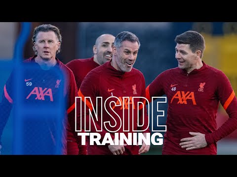 Inside Training: LFC Legends reunite ahead of Barca friendly, Gerrard back in Red