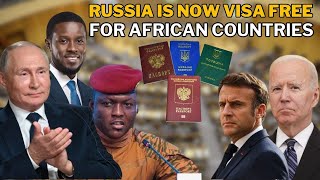 West In Panick As Russia Opens VISA FREE ACCESS TO ALL AFRICAN COUNTRIES