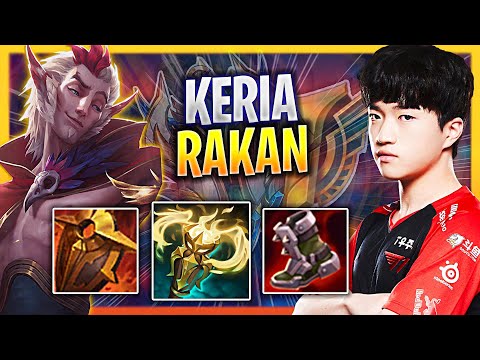 LEARN HOW TO PLAY RAKAN SUPPORT LIKE A PRO! | T1 Keria Plays Rakan Support vs Rell!  Season 2023