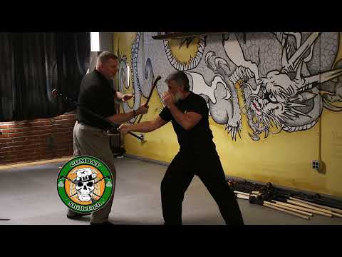 Back Passing an Incoming Strike with the Shillelagh - Irish Stick Fighting