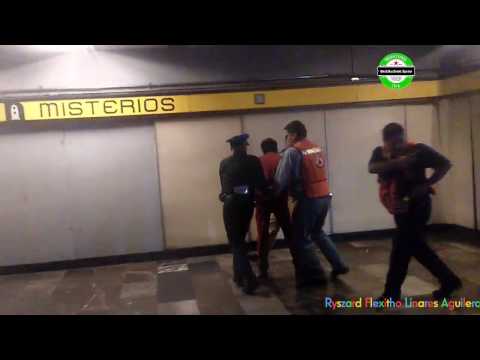 sujeto baja a vias alcoholizado entre la raza y misterios linea 5