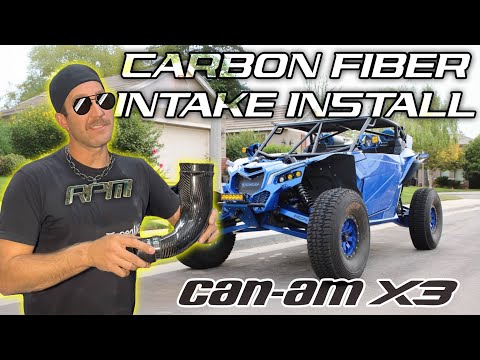 How To Install The Best X3 Carbon Fiber High Flow Intake by RPM!!
