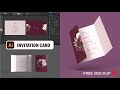 How to Invitation Card Design in Adobe Illustrator CC 2022 | Graphic Design Tutorials