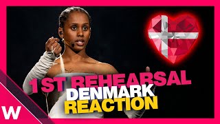 🇩🇰 Denmark First Rehearsal (REACTION) Saba Sand @ Eurovision 2024