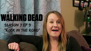 THE WALKING DEAD SEASON 7 EP. 9 REACTION &quot;ROCK IN THE ROAD&quot; REACTION