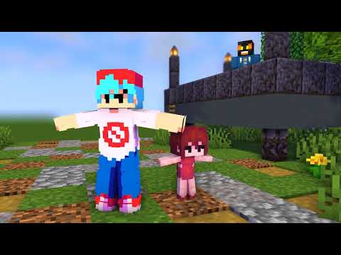 CHICKEN WING MEME(NEW) FNF- Minecraft Animation