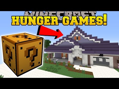 Minecraft: PAT & JEN'S REAL HOME HUNGER GAMES - Lucky Block Mod - Modded Mini-Game