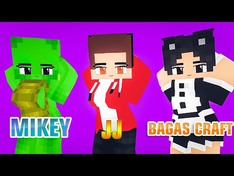 DARLING OHAYO SUPER IDOL DANCE : MINECRAFT ANIMATION |BAGAS CRAFT MIKEY AND JJ 02  - MONSTER SCHOOL