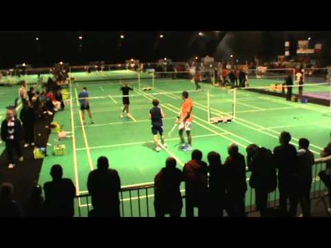 Badmintours - Loris Dufay et Jordan Corvée - Quart de finale Double homme A