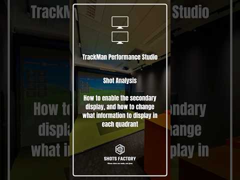 Enabling Secondary Monitor - Shot Analysis