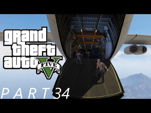 Grand Theft Auto V Walkthrough Gameplay Part 34 - Minor Turbulence (GTA 5)