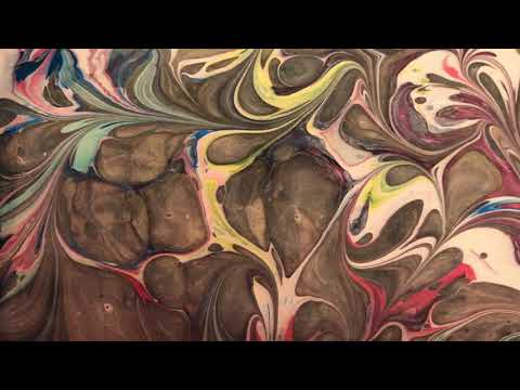 Ebru art, Ebru sanati, Ebru malerei, painting idea. #Painting on water