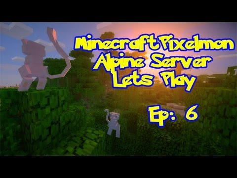 Pixelmon (Pokemon Mod) Server Lets Play - Episode 6 - OMG I FOUND A MEW!!