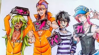 Speed Drawing: Nanbaka Speed Drawing: Nanbaka