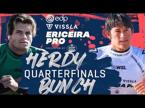 Mateus Herdy vs Jackson Bunch | EDP Vissla Ericeira Pro 2023 -  Quarterfinals Heat Replay