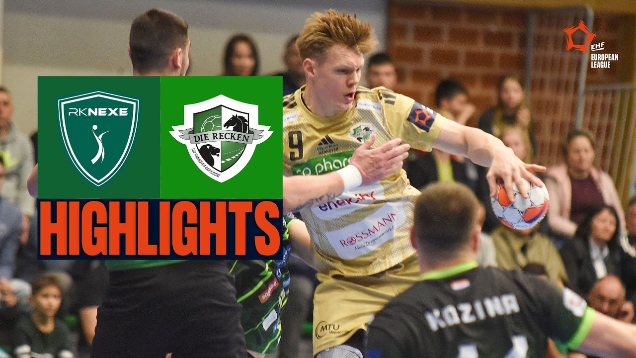 RK Nexe  🆚 TSV Hannover-Burgdorf | Highlights | EHF European League Men 2025/26