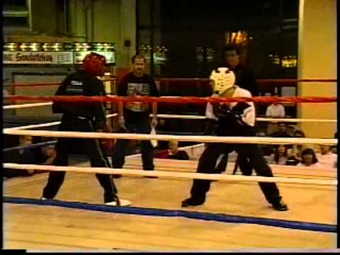 Michael Pombeiro vs Johnny Guante 1997 Compete Nationals Karate Tournament