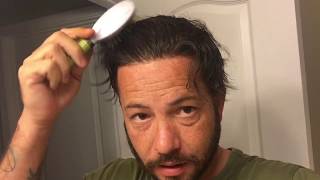 Men's hair system review Getting ready in the morning