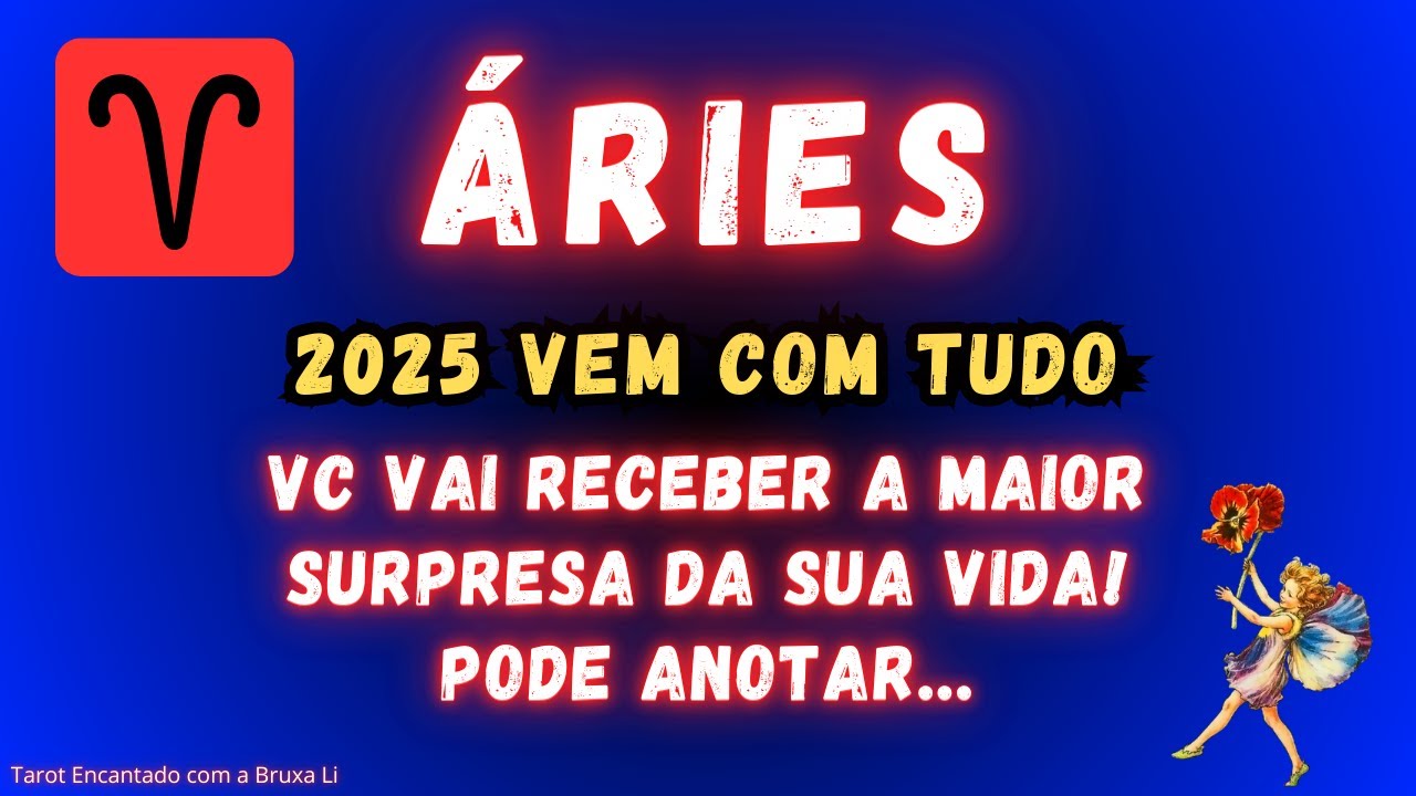ÁRIES♈2025 VEM COM TUDO! VC VAI RECEBER A MAIOR SURPRESA DA SUA VIDA, PODE ANOTAR