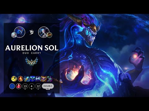 Aurelion Sol Bot vs Jinx - EUW Challenger Patch 12.7