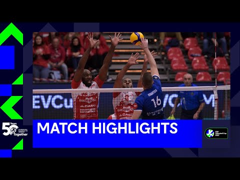 Highlights I Bluenergy Daiko Volley PIACENZA vs Knack ROESELARE I CEV Cup Men 2023 Semifinals