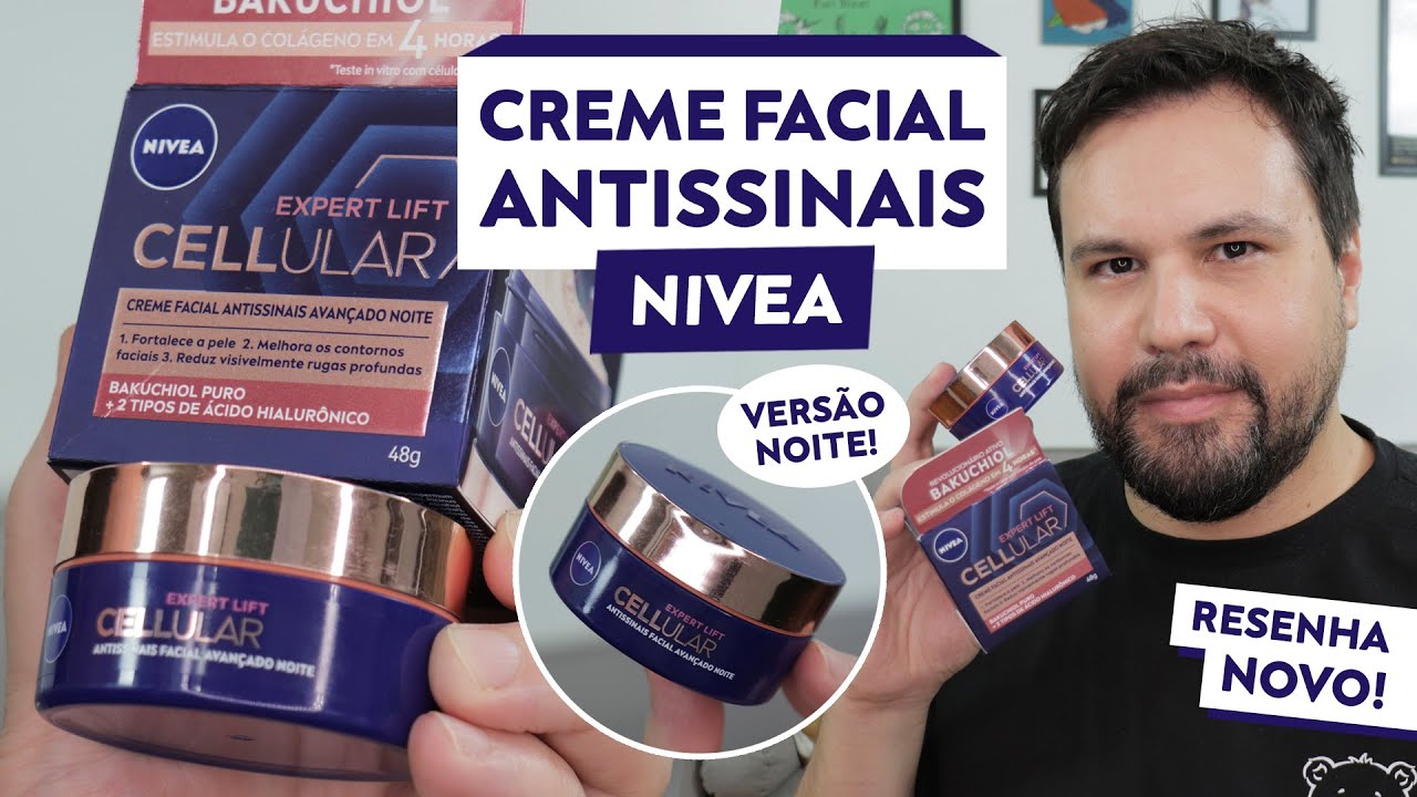Watch Now CREME NIVEA CELLULAR Expert Lift Antissinais Avançado Noite com Bakuchiol e Ácido Hialurônico CREME NIVEA CELLULAR Expert Lift Antissinais Avançado Noite com Bakuchiol e Ácido Hialurônico