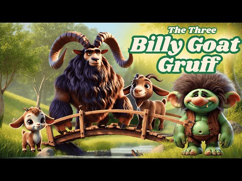The Three Billy Goats Gruff - A Fun and Friendly Story for Kids! 🐐🌟