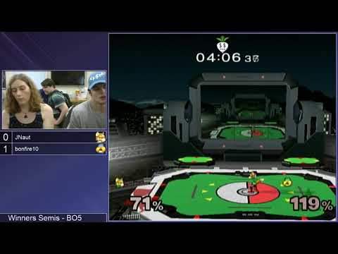 SSS 12.3 SSBM - JNaut (Fox) vs. bonfire10 (Sheik) - Melee WF