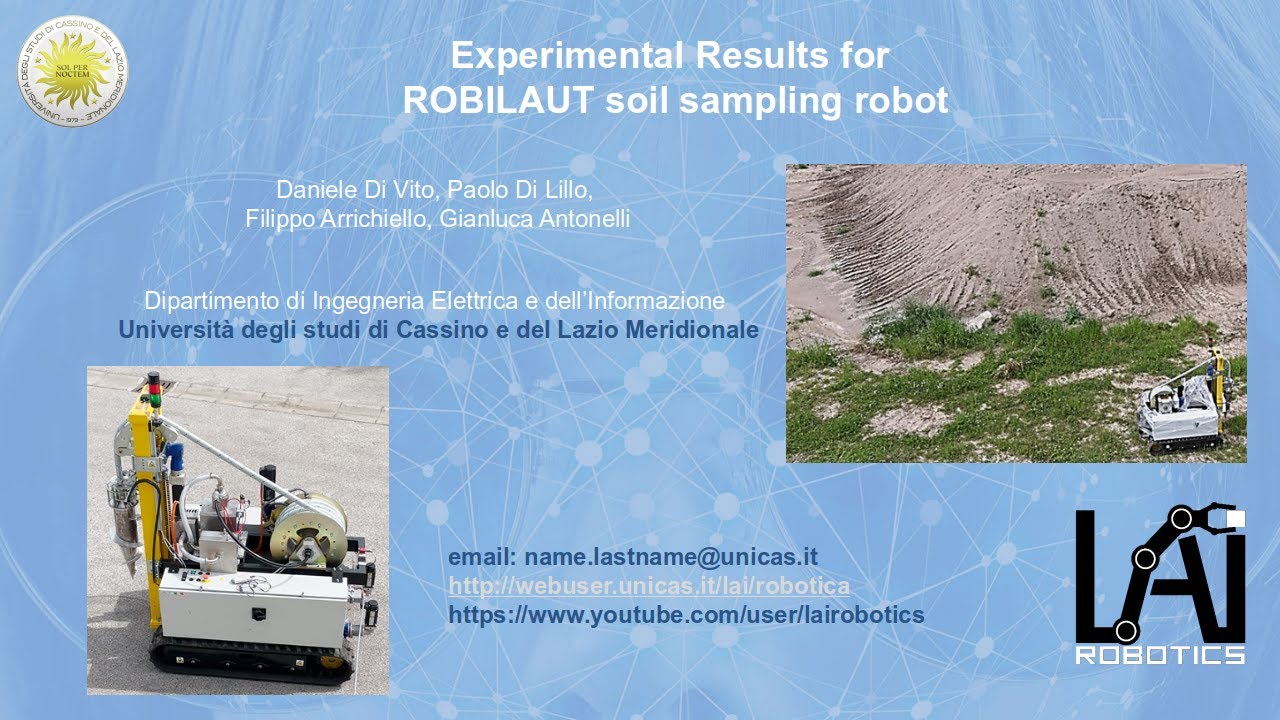 Experimental results for ROBILAUT soil sampling robot