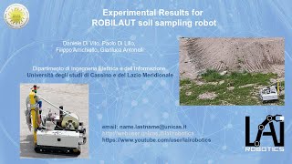 Experimental results for ROBILAUT soil sampling robot