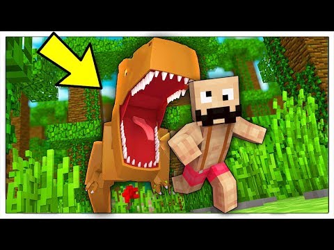 SCAPPIAMO DAI DINOSAURI DEL PARCO DIVERTIMENTI! - Minecraft ITA Jurassic Park
