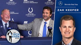 “Feels Like a Circus” - Zak Keefer on Colts Naming Unproven Jeff Saturday HC | The Rich Eisen Show