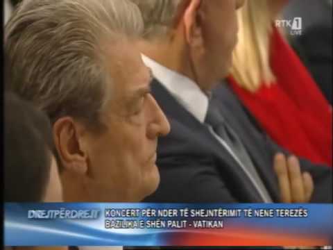 Koncert per nder te shejntërimit te Nene Terezes Bazilika e Shen Palit   Vatikan 03.09.2016