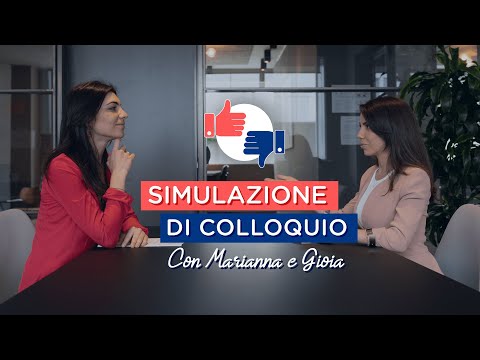 , title : 'Simulazione di un *COLLOQUIO* di lavoro'