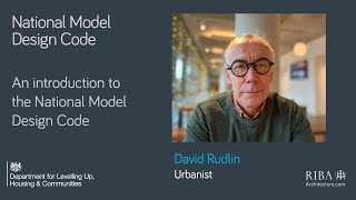 RIBA Policy: National Model Design Code talk at the Office for Place event