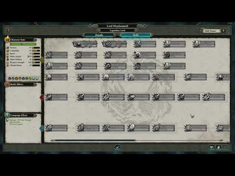 Total War: Warhammer 2 - Mazdamundi Legendary Lord Skill Tree
