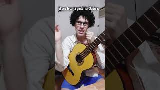 El que toca la guitarra clásica