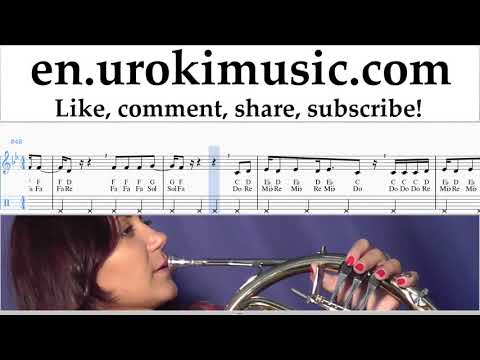 How to Play French Horn Reik ft. Ozuna, Wisin - Me Niego Tabs um-a352