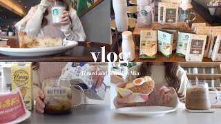 〔vlog〕自分の"好き"を大切にしたい、社会人の日常vlog🥣|スタバ☕️|カルディ購入品|ミスド|マック|ショッピング