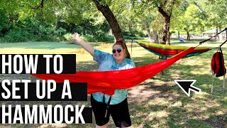 HOW TO HANG UP A HAMMOCK | ENO camping hammock |