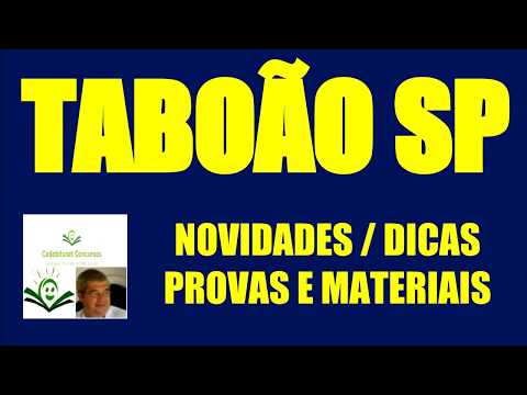 CONCURSO PREFEITURA TABOÃO SERRA SP NOVIDADES PROVAS DICAS MATERIAIS CONCURSO PÚBLICO MUNICIPAL SÃO