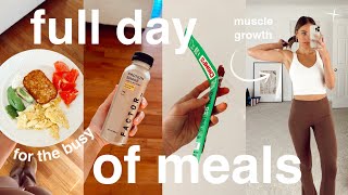 What I Eat In A Day | *QUICK* Korean BBQ, healthy snacks, ON-THE-GO meals, & dessert!